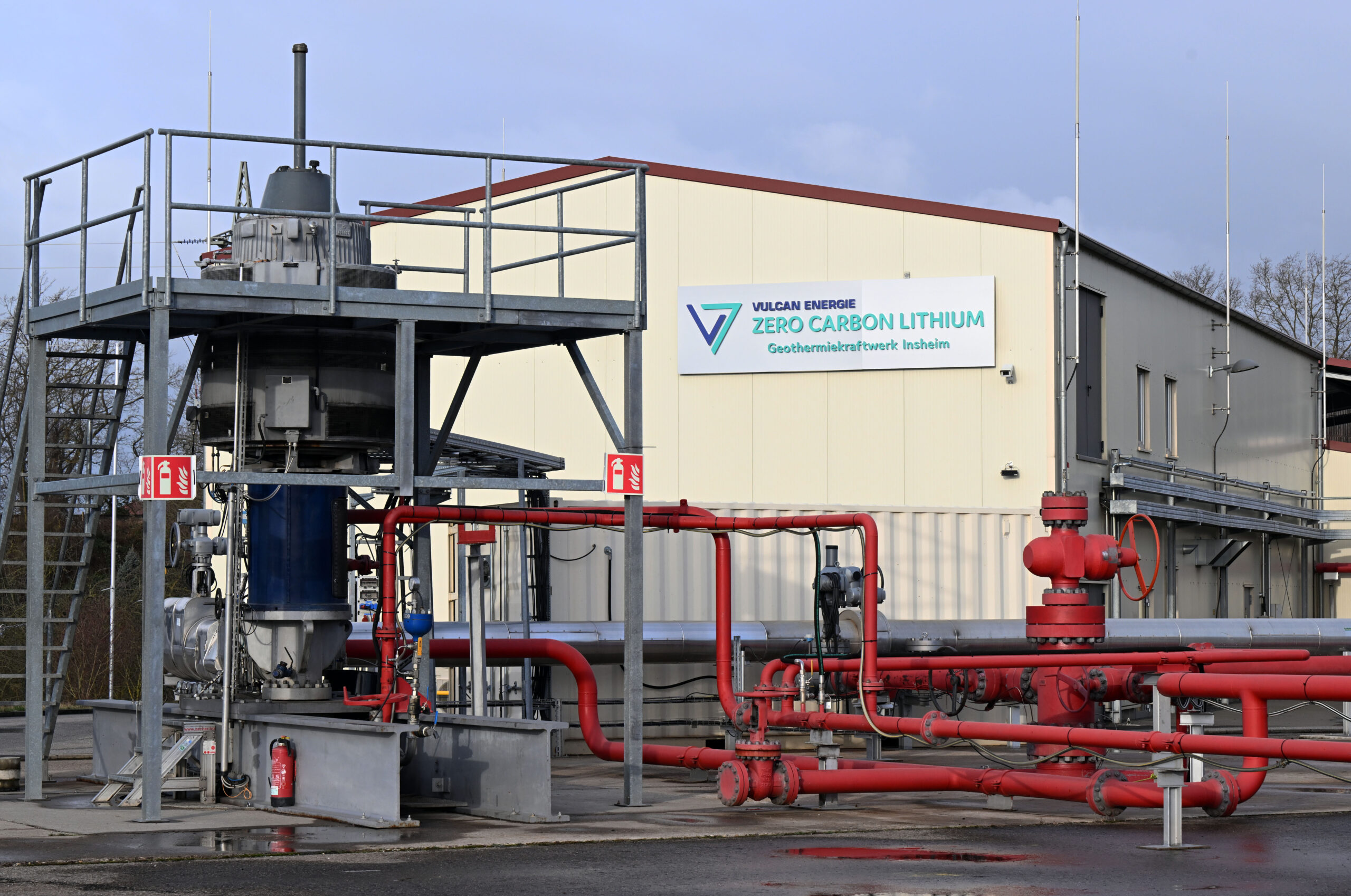Vulcan geothermal plant in Insheim