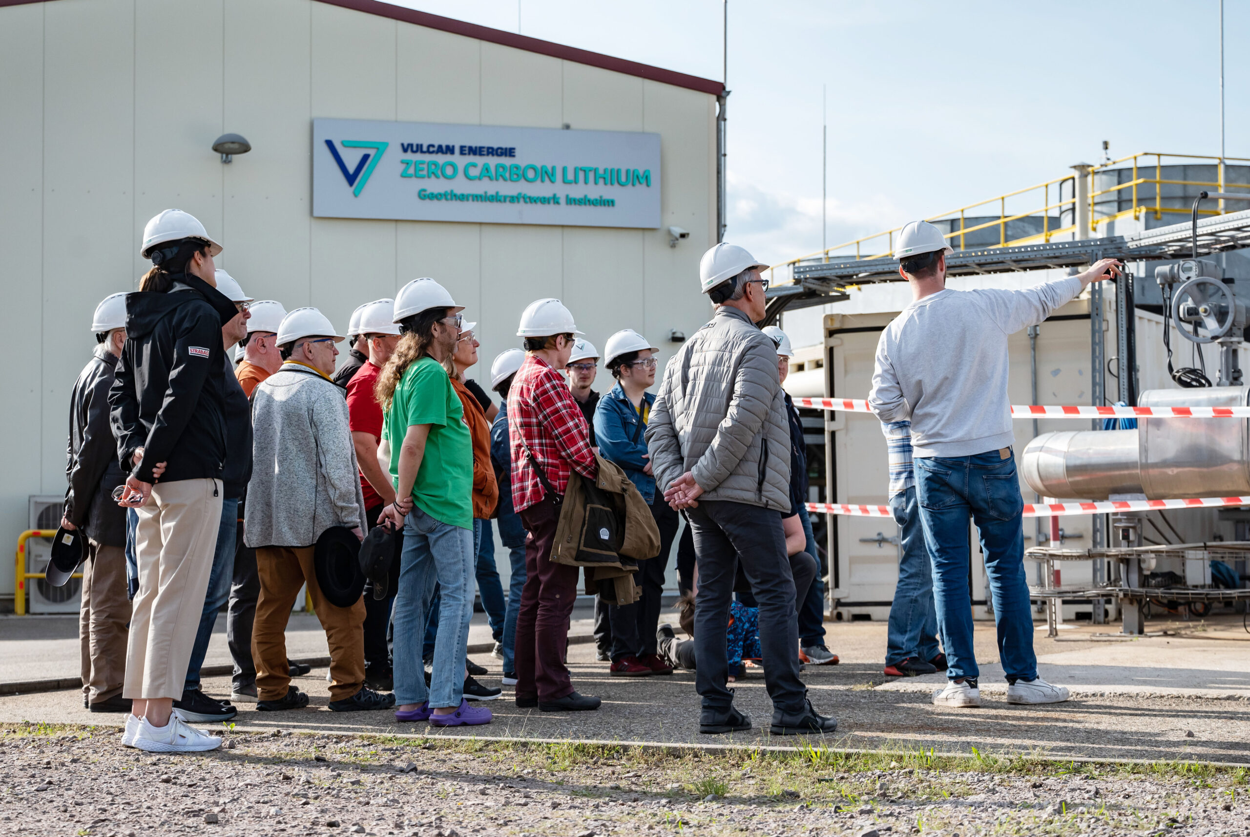 tour geothermal energy plant insheim