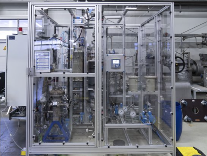 picture of the inside of the Vulcan Pilot Plant